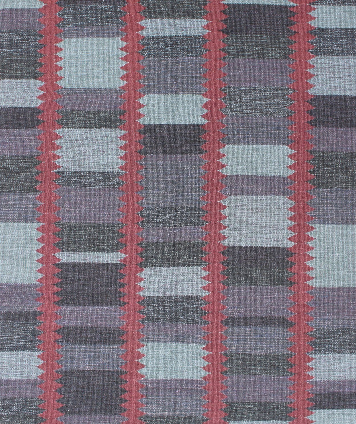 Modern Scandinavian Flat - Weave Design With Geometric Design by Keivan Woven Arts Measures: 6' x 9' This Scandinavian flat - weave patterned rug is inspired by the work of Swedish textile designers of the early to mid - 20th century. With a u... - Keivan Woven ArtsRJK - 113 - SHB - 017 - 06 - 8575Rug