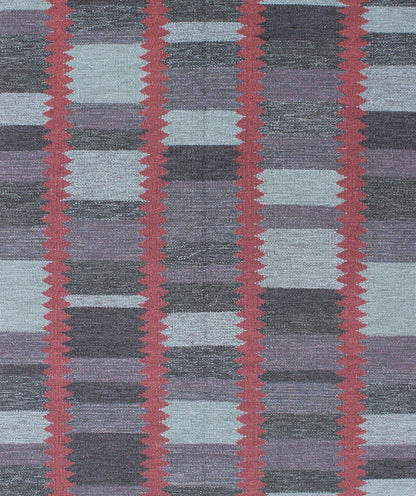 Modern Scandinavian Flat - Weave Design With Geometric Design by Keivan Woven Arts Measures: 6' x 9' This Scandinavian flat - weave patterned rug is inspired by the work of Swedish textile designers of the early to mid - 20th century. With a u... - Keivan Woven ArtsRJK - 113 - SHB - 017 - 06 - 8575Rug