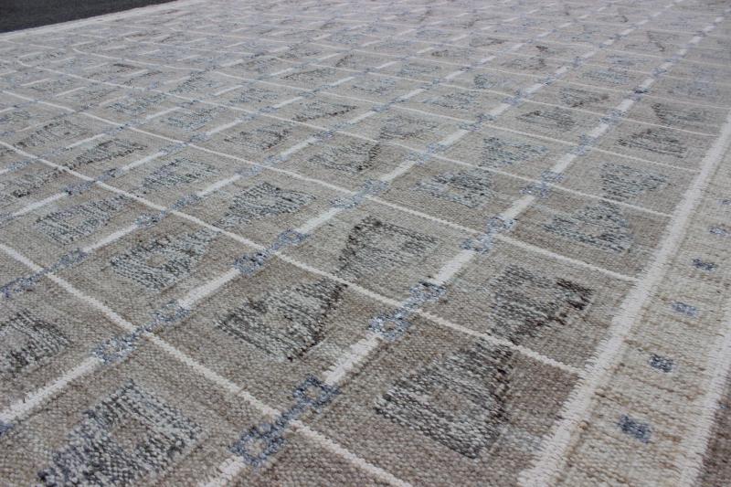 Large Modern Scandinavian Flat Weave Rug /Swedish Design Flat - Weave Rug. Geometric Scandinavian/Swedish Flat - Weave Modern Rug by Keivan Woven Arts. rug RJK - 14434 / Early 21st century Flat - weave This Scandinavian flat - weave patterned rug is inspired ... - Keivan Woven ArtsRJK - 14434 - SHB - 005 - 03 - 7111Rug