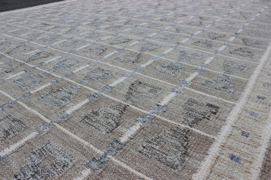 Large Modern Scandinavian Flat Weave Rug /Swedish Design Flat - Weave Rug. Geometric Scandinavian/Swedish Flat - Weave Modern Rug by Keivan Woven Arts. rug RJK - 14434 / Early 21st century Flat - weave This Scandinavian flat - weave patterned rug is inspired ... - Keivan Woven ArtsRJK - 14434 - SHB - 005 - 03 - 7111Rug