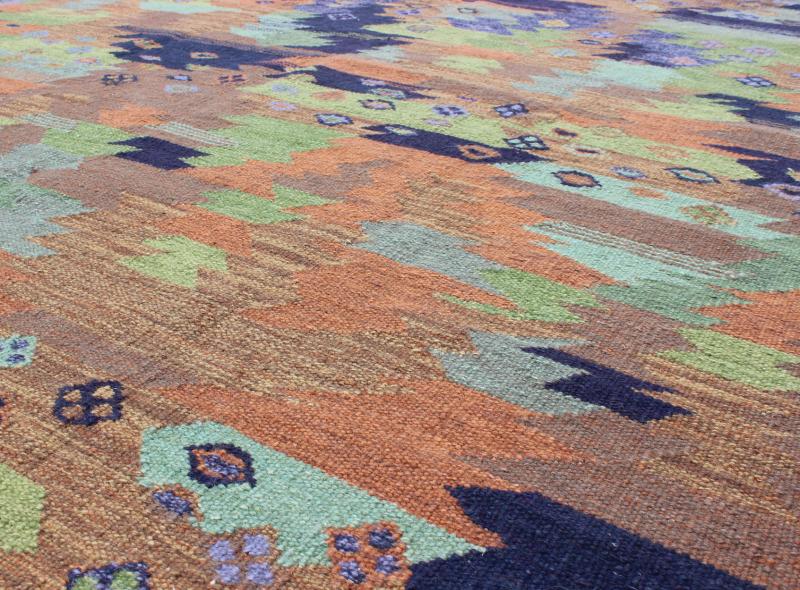 Scandinavian Flat - Weave Style. Measures: 8'6 x 10'. This Scandinavian carpet can be made in any custom size and works well in a variety of interiors, including transitional, contemporary and modern. This particular piece features a textured tan b... - Keivan Woven ArtsRJK - 15370 - SHB - 112 - 01 - 8311Rug