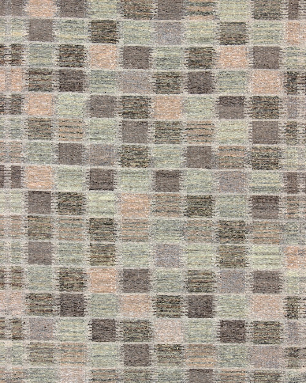 Modern Checkerboard or Patchwork Scandinavian Flat Weave Rug in Neutral Colors kwarugs Modern checkerboard or patchwork Scandinavian flat - weave rug in neutral colors. Keivan Woven Arts / rug rjk - 16217 - shb - 097 - 03, country of origin / type: Scandi... - Keivan Woven ArtsRJK - 16217 - SHB - 097 - 03 - 10860Rug