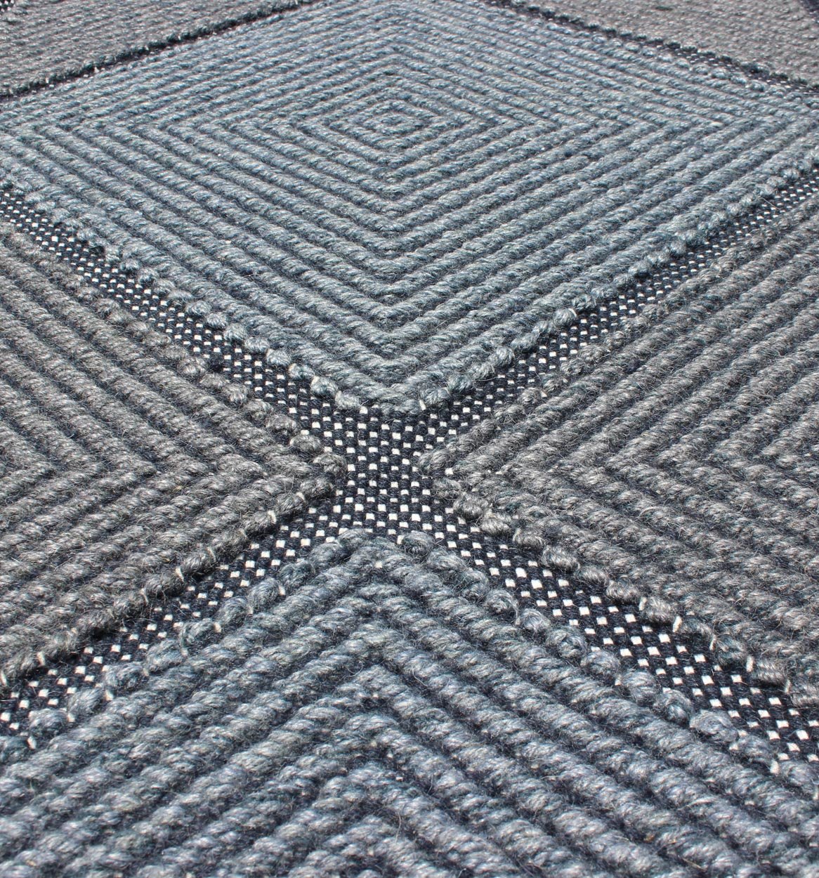 nan - Keivan Woven ArtsRJK - 16231 - MOROCCO - GRAY - 10060Rug