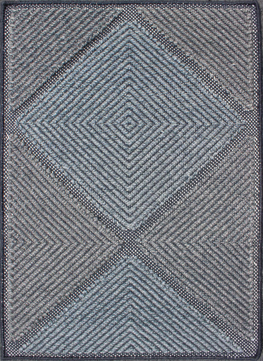 nan - Keivan Woven ArtsRJK - 16231 - MOROCCO - GRAY - 10060Rug