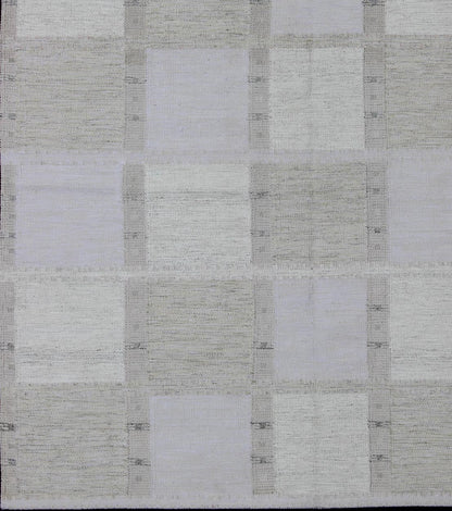 Modern Scandinavian Flat - Weave Rug with Checkerboard Design in Gray Tones kwarugs Gray checkerboard design modern Scandinavian flat - weave rug, rug rjk - 20011 - shb - 004 - 02, country of origin / type: India / Scandinavian flat - weave. This Scand... - Keivan Woven ArtsRJK - 16361 - SHB - 022 - 11 - 10482