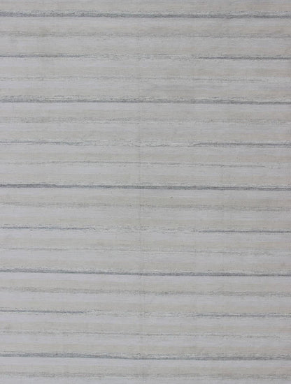 Gray Minimalist stripe design Scandinavian flat - weave rug, Keivan Woven Arts / rug rjk - 17390 - shb - 002 - 04, country of origin / type: India / Scandinavian flat - weave. This Scandinavian flat - weave is inspired by the work of Swedish textile designers... - Keivan Woven ArtsRJK - 17390 - SHB - 002 - 04 - 11098Rug