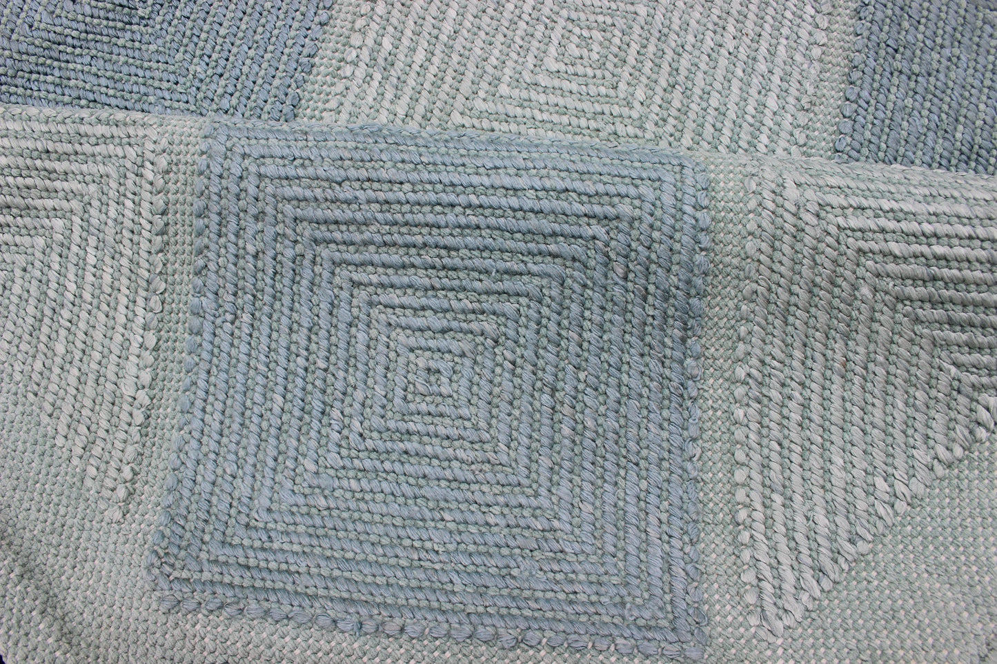 Keivan Woven Arts Large Scandinavian Inspired Design Rug in Blue, Tan and Green Colors Keivan Woven Arts Large Scandinavian Inspired Design Rug in Blue, Tan and Green Colors. Large Scandinavian inspired design rug in blue and gray colors. K... - Keivan Woven ArtsRJK - 17391 - MORROCO - SKY - 10856Rug