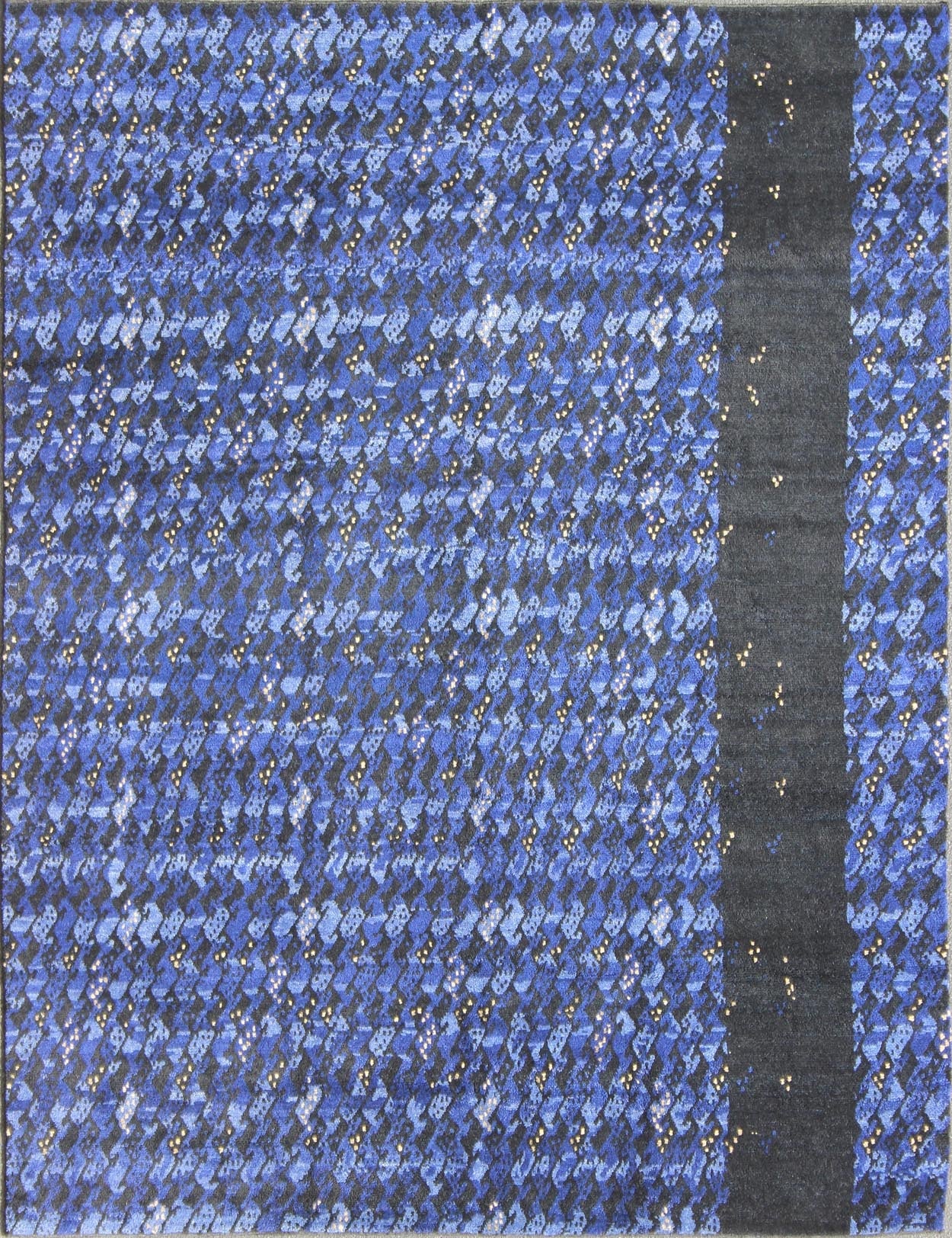 Modern Scandinavian/Swedish Geometric Design Rug by Keivan Woven Arts. rug RJK - 19410 - SHB - 121 - PILE, Keivan Woven Arts / country of origin / type: India / Scandinavian piled/flat weave rug Measures: 9'2 x 11'10. This Scandinavian Pile rug is inspir... - Keivan Woven ArtsRJK - 19410 - SHB - 121 - PILE - 1921Rug