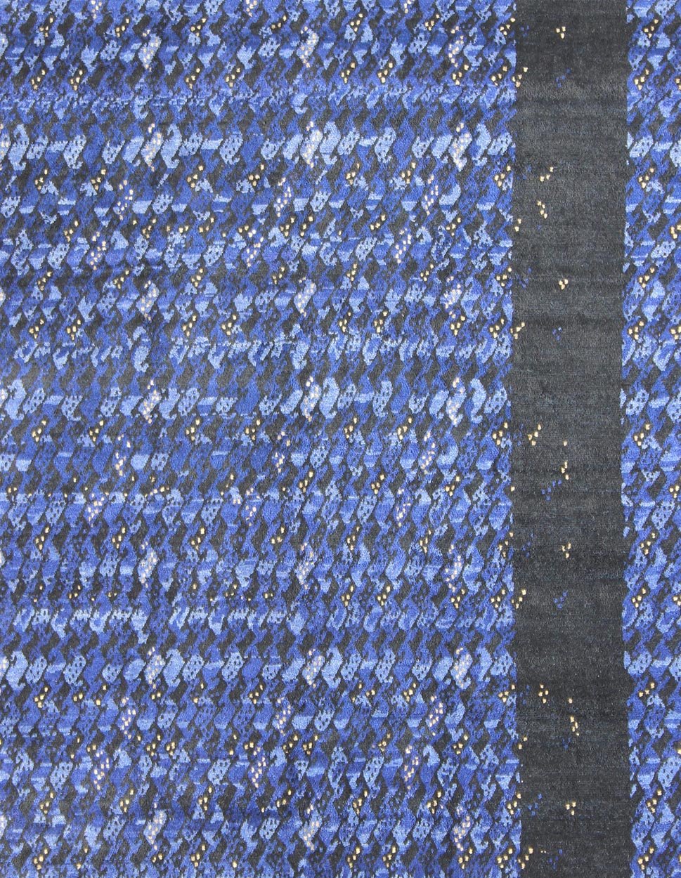 Modern Scandinavian/Swedish Geometric Design Rug by Keivan Woven Arts. rug RJK - 19410 - SHB - 121 - PILE, Keivan Woven Arts / country of origin / type: India / Scandinavian piled/flat weave rug Measures: 9'2 x 11'10. This Scandinavian Pile rug is inspir... - Keivan Woven ArtsRJK - 19410 - SHB - 121 - PILE - 1921Rug