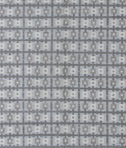 Large Modern Scandinavian/Swedish Design Rug - This Scandinavian flat - weave patterned rug is inspired by the work of Swedish textile designers of the early to mid - 20th Century. With a unique blend of historical and modern design, this dynamic and excitin... - Keivan Woven ArtsRJK - 20093 - SHB - 009 - 07 - 7935Rug