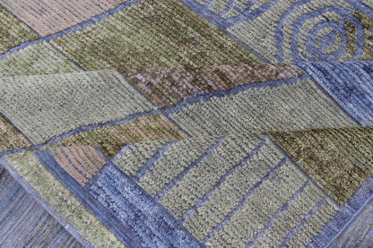 Large Piled Scandinavian Sub - Geometric Modern Rug by Keivan Woven Arts. Measures 10'1 x 14'0 Country of Origin: India; Type: Piled Scandinavian; Design: Sub - Geometric, All - Over, Modern Casual; Keivan Woven Arts: rug RJK - 2056 - A2658G; Large Pi... - Keivan Woven ArtsRJK - 2056 - A2658G - 17130