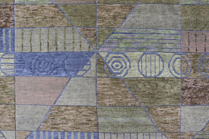 Large Piled Scandinavian Sub - Geometric Modern Rug by Keivan Woven Arts. Measures 10'1 x 14'0 Country of Origin: India; Type: Piled Scandinavian; Design: Sub - Geometric, All - Over, Modern Casual; Keivan Woven Arts: rug RJK - 2056 - A2658G; Large Pi... - Keivan Woven ArtsRJK - 2056 - A2658G - 17130