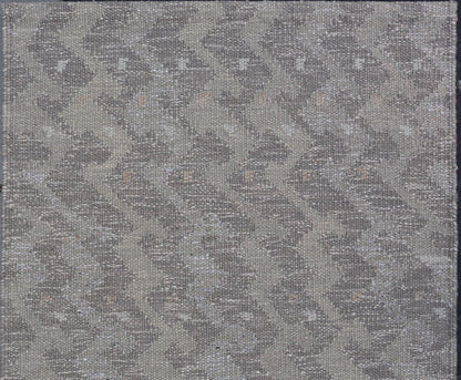 Geometric Modern Scandinavian Flat - Weave Design Rug in Gray And Light Gray Tones. Keivan Woven Arts / rug RJK - 20951 - STK - 001 - 01, country of origin / type: India / Scandinavian flat - weave. Measures: 3'2 x 4'10 This Scandinavian flat - weave is inspi... - Keivan Woven ArtsRJK - 20951 - STK - 001 - 01 - 24655Rug