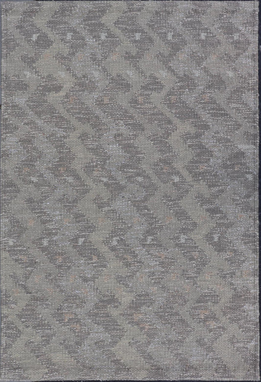 Geometric Modern Scandinavian Flat - Weave Design Rug in Gray And Light Gray Tones. Keivan Woven Arts / rug RJK - 20951 - STK - 001 - 01, country of origin / type: India / Scandinavian flat - weave. Measures: 3'2 x 4'10 This Scandinavian flat - weave is inspi... - Keivan Woven ArtsRJK - 20951 - STK - 001 - 01 - 24655Rugs