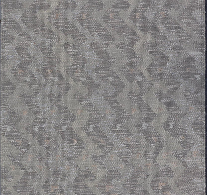 Geometric Modern Scandinavian Flat - Weave Design Rug in Gray And Light Gray Tones. Keivan Woven Arts / rug RJK - 20951 - STK - 001 - 01, country of origin / type: India / Scandinavian flat - weave. Measures: 3'2 x 4'10 This Scandinavian flat - weave is inspi... - Keivan Woven ArtsRJK - 20951 - STK - 001 - 01 - 24655Rug