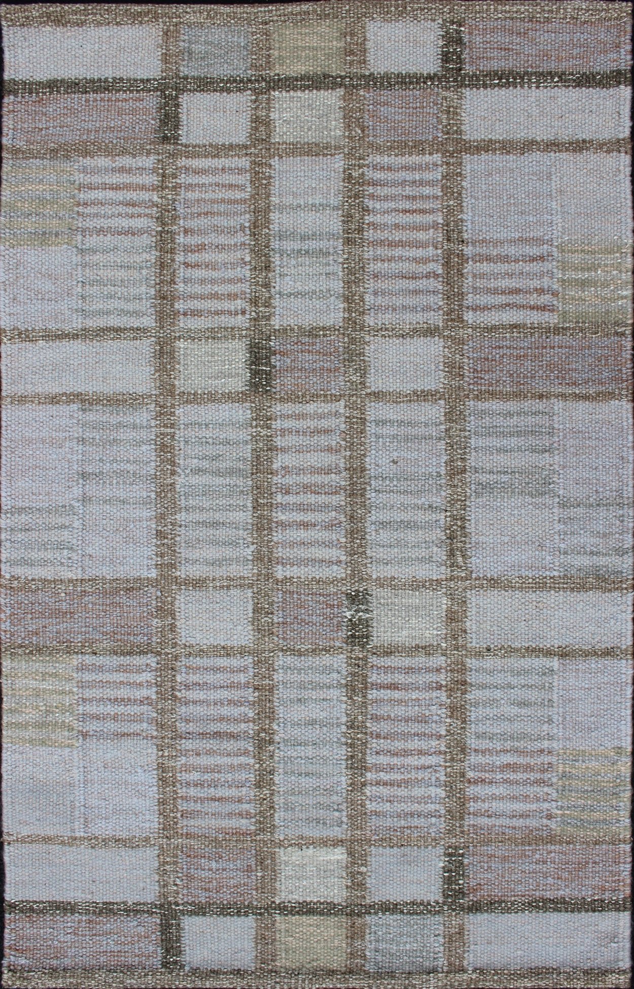 Geometric Stripe Block Modern Scandinavian Flat - Weave Design Rug in Gray Tones Gray colored geometric stripe block modern Scandinavian flat - weave design rug, Keivan Woven Arts / rug RJK - 23277 - SHB - 047 - G, country of origin / type: India / Scandina... - Keivan Woven ArtsRJK - 23277 - SHB - 047 - G - 13134Rug