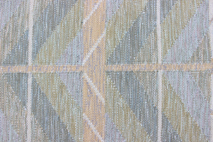 Keivan Woven Arts Scandinavian Flat - Weave Design Rug with Green, Gray, and Peach. Keivan Woven Arts / rug RJK - 24598, country of origin / type: India / Scandinavian flat - weave. Measures: 9'1 x 12'0 This Scandinavian flat - weave is inspired by the ... - Keivan Woven ArtsRJK - 24598 - SHB - 006 - 11 - 13907Rug