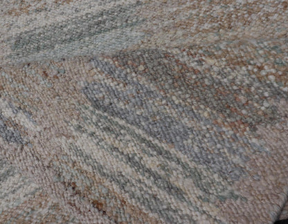 Modern Scandinavian Flat - Weave Rug Design with Modern Design in Natural Colors. Keivan Woven Arts / rug RJK - 26297 - SHB - 017 - NV, country of origin / type: India / Scandinavian flat - weave. Measures: 3'0 x 5'0 This Scandinavian flat - weave style is in... - Keivan Woven ArtsRJK - 26297 - SHB - 017 - NU - 24679Rug