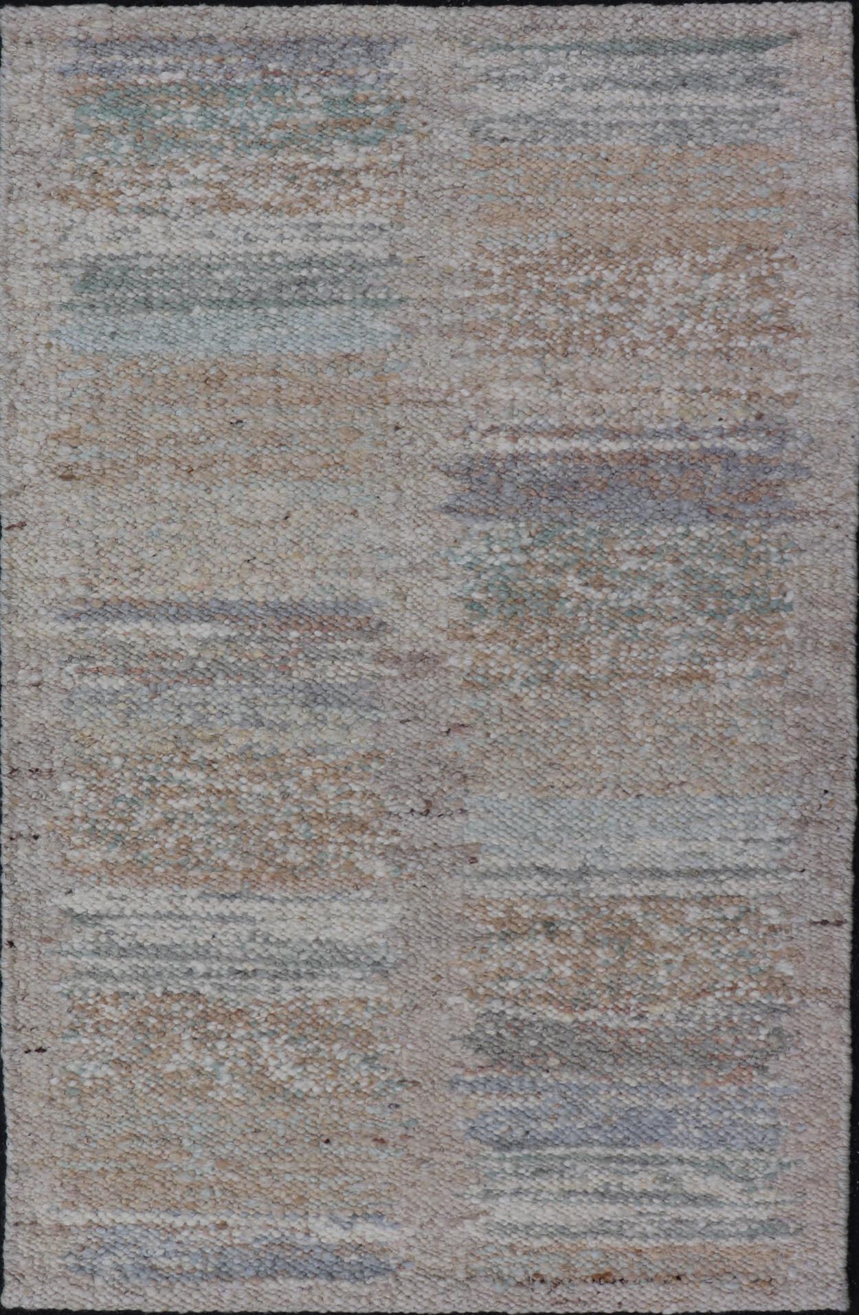 Modern Scandinavian Flat - Weave Rug Design with Modern Design in Natural Colors. Keivan Woven Arts / rug RJK - 26297 - SHB - 017 - NV, country of origin / type: India / Scandinavian flat - weave. Measures: 3'0 x 5'0 This Scandinavian flat - weave style is in... - Keivan Woven ArtsRJK - 26297 - SHB - 017 - NU - 24679Rug