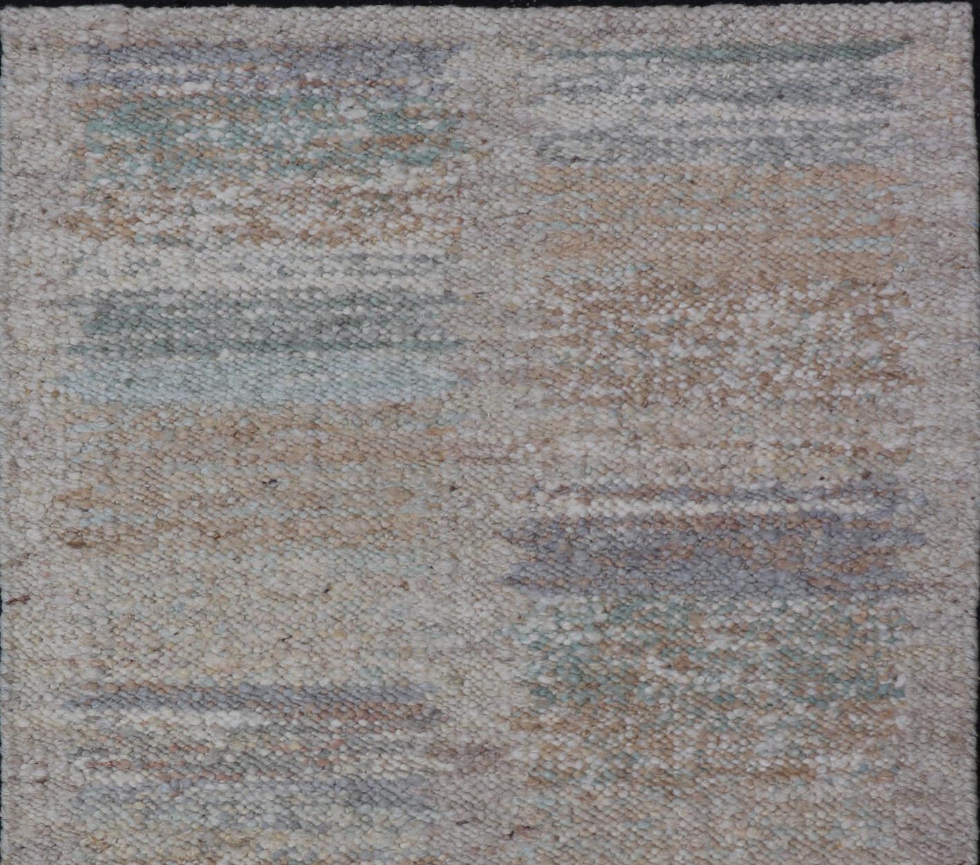 Modern Scandinavian Flat - Weave Rug Design with Modern Design in Natural Colors. Keivan Woven Arts / rug RJK - 26297 - SHB - 017 - NV, country of origin / type: India / Scandinavian flat - weave. Measures: 3'0 x 5'0 This Scandinavian flat - weave style is in... - Keivan Woven ArtsRJK - 26297 - SHB - 017 - NU - 24679Rug