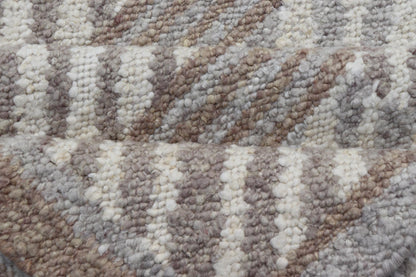 Modern Scandinavian Flat - Weave Rug With Modern Design in Gray, Ivory, Tan Tones. Keivan Woven Arts / rug RJK - 26627 - SHB - 014 - NU, country of origin / type: India / Scandinavian flat - weave. Measures: 7'10 x 10'7 This Scandinavian flat - weave style is... - Keivan Woven ArtsRJK - 26627 - SHB - 014 - NU - 25206Rug