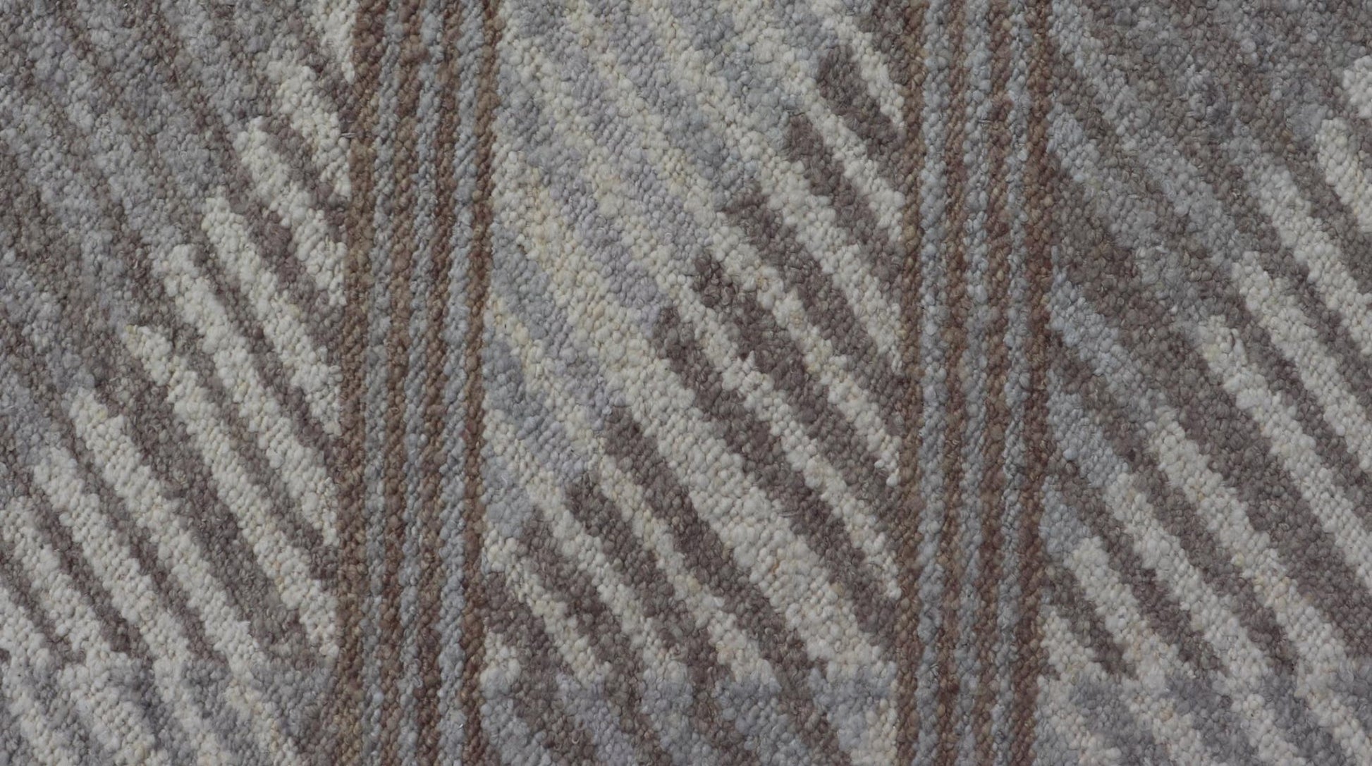 Modern Scandinavian Flat - Weave Rug With Modern Design in Gray, Ivory, Tan Tones. Keivan Woven Arts / rug RJK - 26627 - SHB - 014 - NU, country of origin / type: India / Scandinavian flat - weave. Measures: 7'10 x 10'7 This Scandinavian flat - weave style is... - Keivan Woven ArtsRJK - 26627 - SHB - 014 - NU - 25206Rug