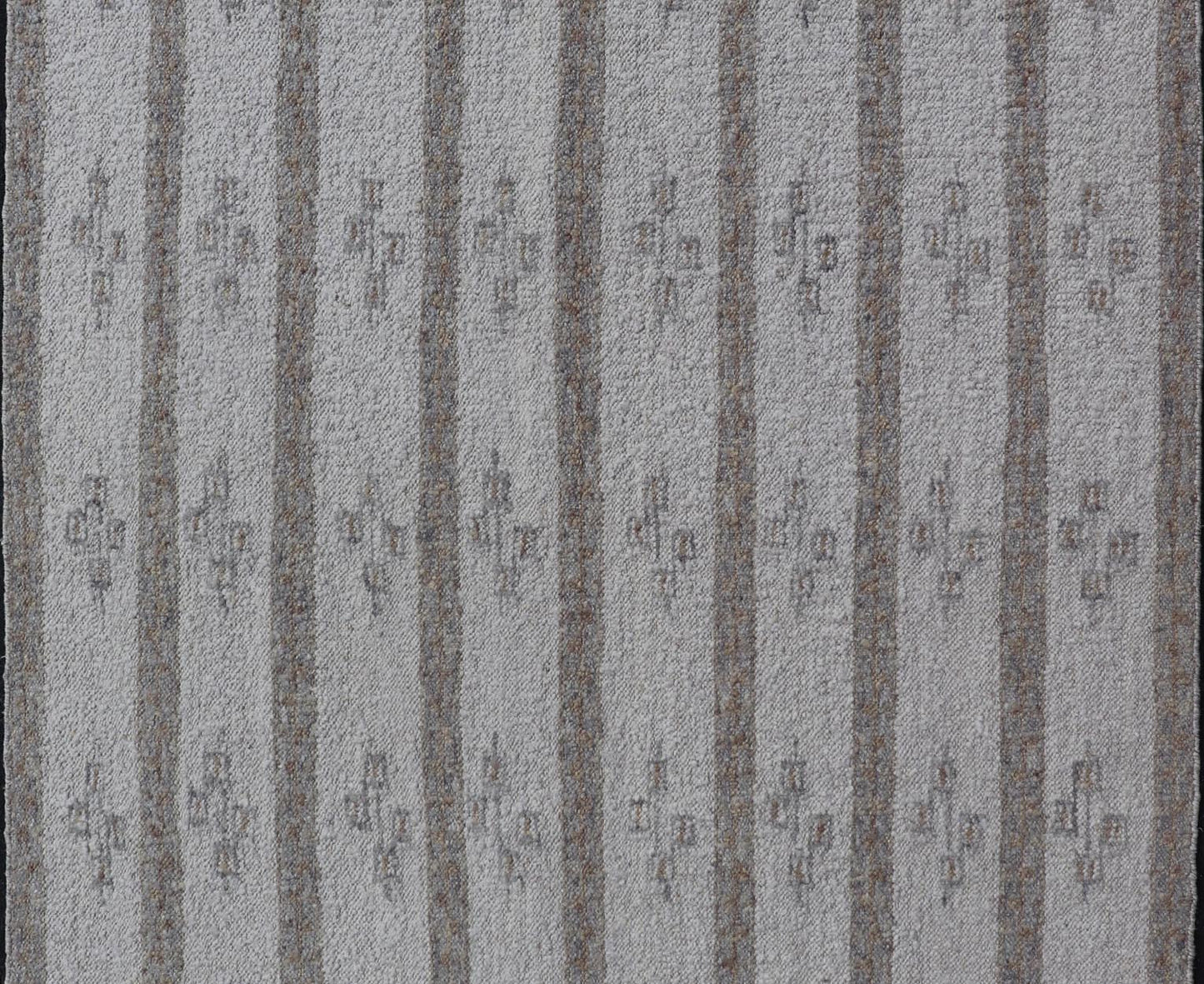 Scandinavian Inspired Design Rug Hand Woven in Light Blue, Tan and Gray Colors. Keivan Woven Arts, rug RJK - 26825 - SHB - 012 - NU, country of origin / type: India / Scandinavian flat - weave. Measures: 7'9 x 10'6 Scandinavian inspired design rug in ligh... - Keivan Woven ArtsRJK - 26825 - SHB - 012 - NU - 25212Rug