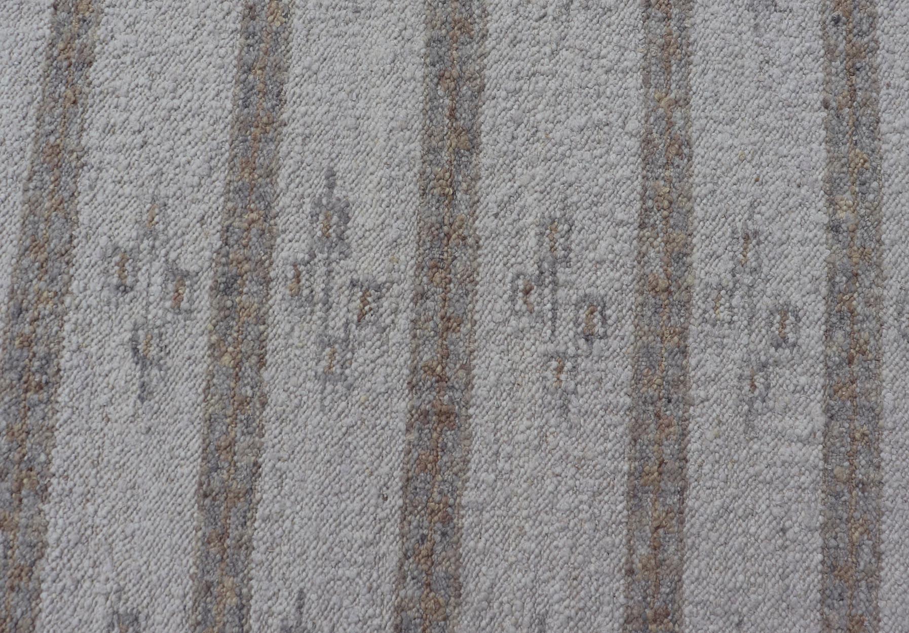 Scandinavian Inspired Design Rug Hand Woven in Light Blue, Tan and Gray Colors. Keivan Woven Arts, rug RJK - 26825 - SHB - 012 - NU, country of origin / type: India / Scandinavian flat - weave. Measures: 7'9 x 10'6 Scandinavian inspired design rug in ligh... - Keivan Woven ArtsRJK - 26825 - SHB - 012 - NU - 25212Rug