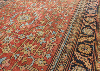 Antique Persian Serapi Rug with All - Over Geometric Design All - Over Geometric Design Antique Persian Serapi Rug. Keivan Woven Arts / rug /S12 - 0301, country of origin / type: Iran / Kerman , circa 1890. Measures: 9'5 x 12'8. This ant... - Keivan Woven ArtsS12 - 0301 - 3217Rug