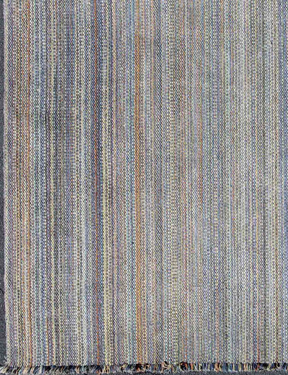 Large Vintage American Rug Braided in Multi - Colored. Measures: 8'5 x 11'2 This large American braided rug features a unique color palette coupled with a fine demonstration of American weaving. The tones of each stripe come together to p... - Keivan Woven ArtsS12 - 0708 - 3329Rug