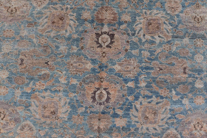 All - Over Light Blue Floral Antique Persian Hamadan Rug with Earthy Tones. Keivan Woven Arts: rug S12 - 1201 - 15482; All - over Blue to Light Blue Floral Persian Hamadan rug with Earthy tones. Measures: 11'9 x 14'8 This antique persian Hamadan display... - Keivan Woven ArtsS12 - 1201 - 15482 - 3954Rug
