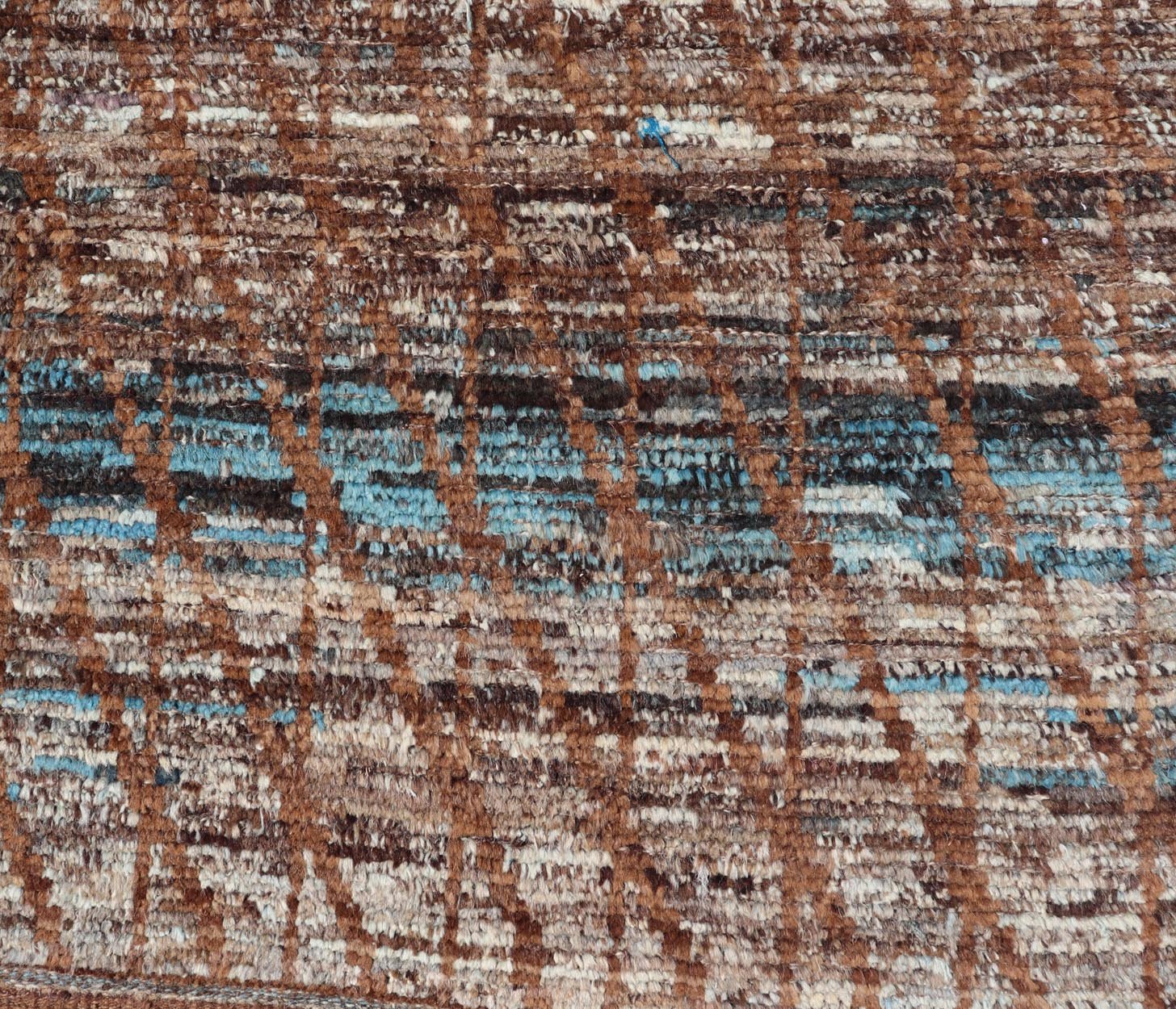 Keivan Woven Arts Moroccan Style Distressed Modern Runner. Keivan Woven Arts; rug SNK - 1704, country of origin / type: Afghanistan / Modern Casual, circa early - 21th century. Measures: 3'1 x 9'7 This modern casual tribal rug has been hand - knotted ... - Keivan Woven ArtsSNK - 1704 - 27664Rug