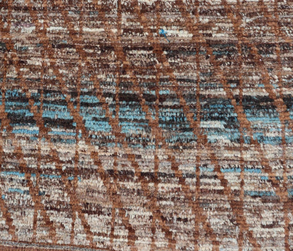 Keivan Woven Arts Moroccan Style Distressed Modern Runner. Keivan Woven Arts; rug SNK - 1704, country of origin / type: Afghanistan / Modern Casual, circa early - 21th century. Measures: 3'1 x 9'7 This modern casual tribal rug has been hand - knotted ... - Keivan Woven ArtsSNK - 1704 - 27664Rug
