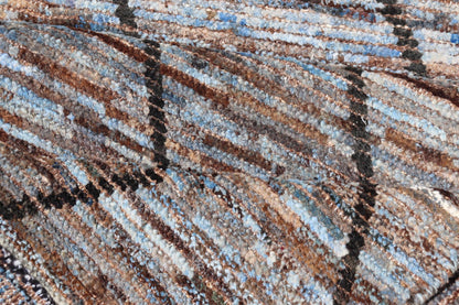 Modern Runner in All - Over Tribal Design in Charcoal, Sky Blue, Blue and Cream. rug SNK - 2269, Keivan Woven Arts country of origin / type: Afghanistan / Modern, condition: new. Measures: 3'0 x 15'8 This runner features a tribal modern design and l... - Keivan Woven ArtsSNK - 2269 - 24306Rug