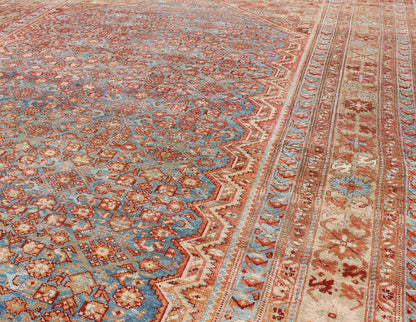 Blue Colored Large Antique Persian Malayer Rug with All - Over Design kwarugs Colorful antique Persian Malayer rug with all - over design in rust and blue. Keivan Woven Arts / rug sus - 1807 - 276, country of origin / type: Iran / Malayer, circa 1910. ... - Keivan Woven ArtsSUS - 1807 - 276 - 10147Rug