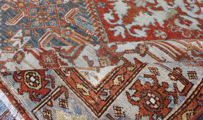 Persian antique Malayer rug with Medallion design in rich tones, Keivan Woven Arts / rug SUS - 1807 - 299, country of origin / type: Iran / Malayer, circa 1920. This beautiful antique early 20th century Persian Malayer carpet features a beautiful, o... - Keivan Woven ArtsSUS - 1807 - 299 - 10161Rug