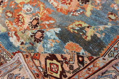 Antique Persian Bidjar Rug with Blossoming Floral Design in Blue and Red Ornate flower design Bidjar antique Persian rug in a variety of colors, rug SUS - 2007 - 247, country of origin / type: Iran / Bidjar, circa 1910 This magnificent Bidjar... - Keivan Woven ArtsSUS - 2007 - 247 - 13048Rug
