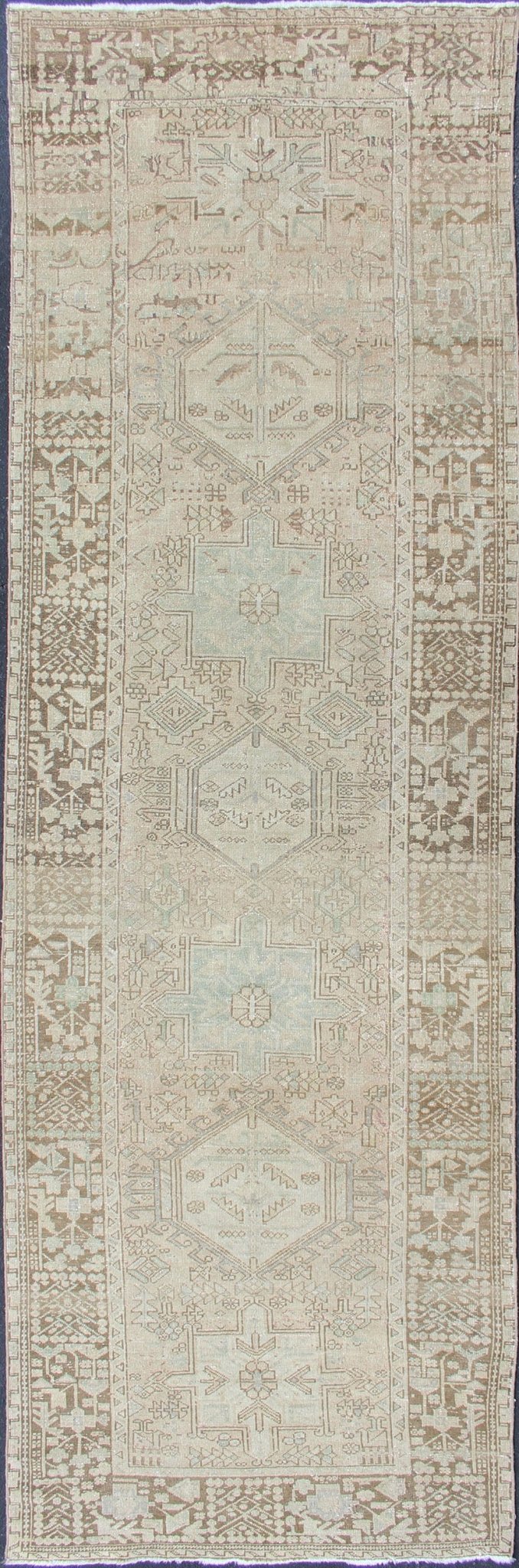 Keivan Woven Arts, Tra - 180201, 1930s Semi - Antique Karadjeh wide Runner, - Keivan Woven ArtsTRA - 180201 - 10283Rug