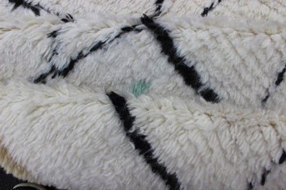 Measures: 10 x 14'7. Modern Moroccan rug with all - over Lattice design in Ivory/white and black with pops of color. Moroccan Tulu Rug on Ivory Background With Black Diamond by Keivan Woven Arts. rug TU - ALG - 19, country of origin / type: Turkey / Triba... - Keivan Woven ArtsTU - ALG - 19 - 12048Rug