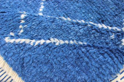 Modern Tulu - Moroccan Rug Rug with All - Over Lattice Design in Blue kwarugs Modern Moroccan rug with all - over Lattice design in cream and gray, rug TU - ALG - 27, country of origin / type: Turkey / Tribal This tribal Moroccan/Tulu rug with a mo... - Keivan Woven ArtsTU - ALG - 27 - 12038Rug