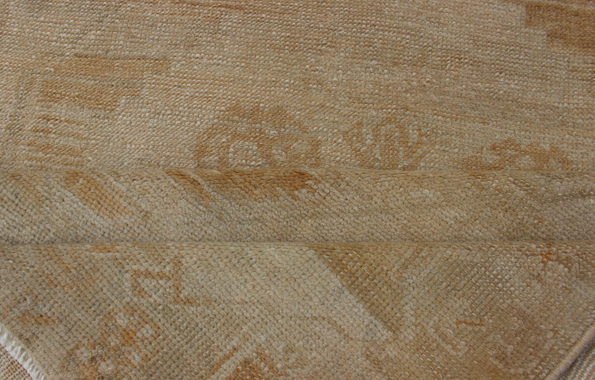 Vintage Hand Knotted Turkish Oushak Runner With Multi - Medallion Design in Muted Color Palette Vintage Oushak Runner from Turkey with Medallion Design in subdued color tones, Keivan Woven Arts / rug TU - ALK - 3558, country of origin / type: Turkey /... - Keivan Woven ArtsTU - ALK - 3558 - 12066Rug
