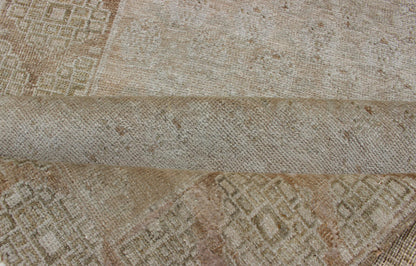 Floral All - Over Medallion Vintage Turkish Oushak Runner With Faded Color Palette Floral all - over vintage Turkish Oushak runner with faded color palette, Keivan Woven Arts / rug TU - ALK - 3583, country of origin / type: Turkey / Oushak, circa 1930 ... - Keivan Woven ArtsTU - ALK - 3583 - 12086Rug