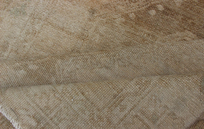 Hand Knotted Vintage Turkish Runner in Earth Tones & Light Brown in Medallions tan, sand, taupe and light brown. Keivan Woven Arts / rug TU - ALK - 3585, country of origin / type: Turkey / Kars, circa 1940. Turkish runner in Earth tones, light brown... - Keivan Woven ArtsTU - ALK - 3585 - 12096Rug