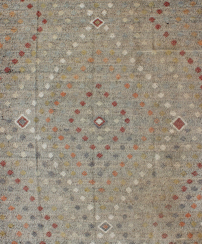 Vintage Turkish Kilim Rug with Tribal multi tiered Diamond Pattern. Turkish Kilim vintage rug with all - over tribal diamond pattern, Keivan Woven Arts/ rug/ TU - EMD - 136527, country of origin / type: Turkey / Kilim, circa mid - 20th century Measures:... - Keivan Woven ArtsTU - EMD - 136527 - 4934Rug