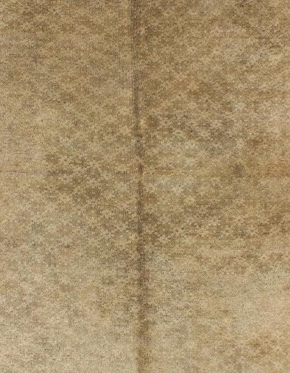 Brown Mid - Century Vintage Turkish Oushak Rug with Floral / Star Lattice Pattern, rug hac - 05, country of origin / type: Turkey / Oushak, circa mid - 20th century The design of this beautiful vintage Oushak rug from mid - 20th century Turkey is enhanc... - Keivan Woven ArtsTU - HAC - 05 - 2023Rug
