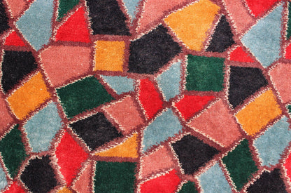 Mid - Century Modern Design Rug inspired by Stained glass Design Mid - Century Modern Design Rug with Stained glass Design. Keivan Woven Arts, rug/TU - MTU - 3327 origin/turkey #kwarugs, midcentury rug, modern design, vintage modern design rug M... - Keivan Woven ArtsTU - MTU - 3327 - 5792Rug