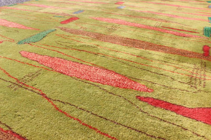 Mid - Century Modern Design Turkish Carpet - Alive with invigorating shades of vivid green and contemporary patterns, this Turkish Zeki Murens rug with Mid - Century Modern design makes an excellent accent in a contemporary interior. Featuring several shades... - Keivan Woven ArtsTU - MTU - 3486 - 6841Rug