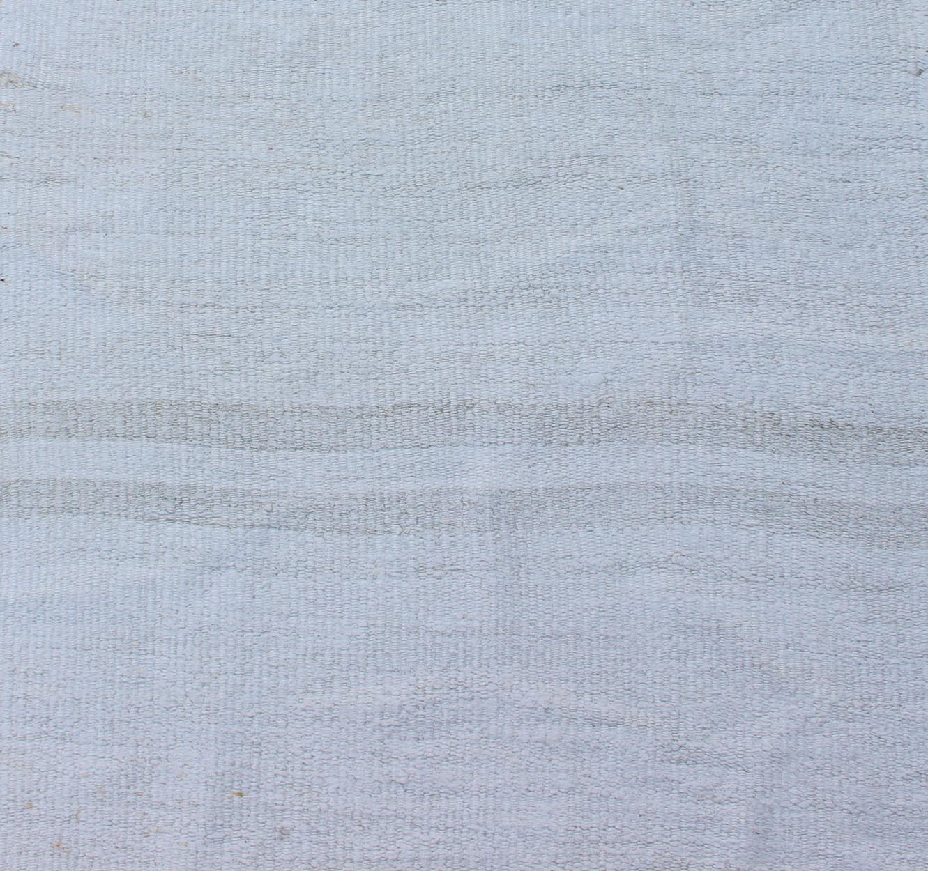 Vintage Turkish Flat - Weave Runner with Modern Stripe Design in White Color. Keivan Woven Arts / rug TU - NED - 1210, country of origin / type: Turkey / Kilim, circa 1960 Measures: 2'0 x 6'10 This modern - design vintage runner from Turkey features a s... - Keivan Woven ArtsTU - NED - 1210 - 11905Rug