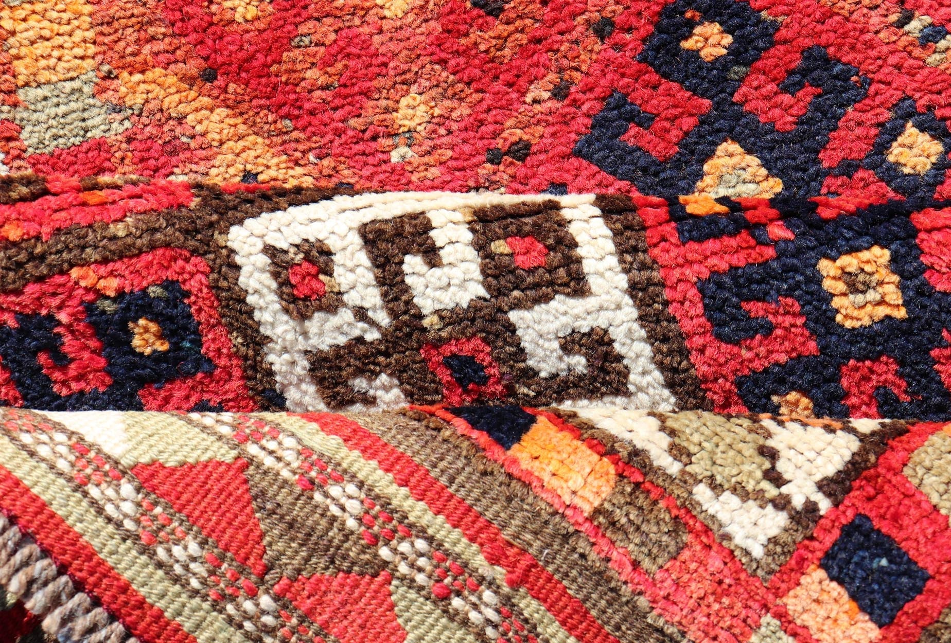 Measures: 2'10 x 14'0 Vintage Turkish Oushak Runner with Medallions in Red and Multi Colors. Keivan Woven Arts / rug TU - NED - 4686, country of origin / type: Turkey / Oushak, circa mid - 20th Century. This Oushak runner from mid - 20th century Turkey ... - Keivan Woven ArtsTU - NED - 4686 - 22099Rug