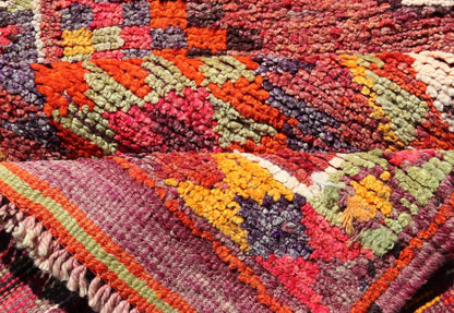 Measures: 3'0 x 12'10 Vintage Turkish Oushak Runner with Medallions in Purple and Multi Colors. Keivan Woven Arts / rug TU - NED - 4687, country of origin / type: Turkey / Oushak, circa mid - 20th Century. This Oushak runner from mid - 20th century Turk... - Keivan Woven ArtsTU - NED - 4687 - 22105Rug